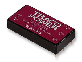 TEL 30-2411 - Isolated Through Hole DC/DC Converter, ITE, 2:1, 30 W, 1 Output, 5.1 V, 5 A - TRACO POWER