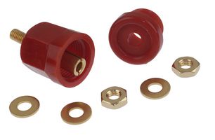 RS25GR. - TEST RECEPTACLE, SKT-RECEPTACLE, 25A, WW, RED - SUPERIOR ELECTRIC