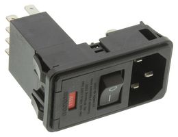 6609101-9 - POWER ENTRY MODULE, PLUG, 10A - CORCOM - TE CONNECTIVITY
