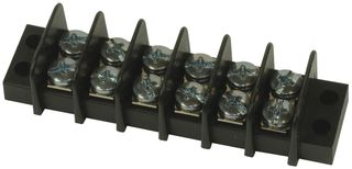 38760-0106 - TERMINAL BLOCK, BARRIER, 6POS, 14AWG - MOLEX