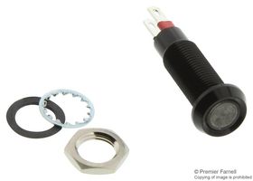 677-501-22 - PANEL MOUNT INDICATOR, LED, 8.1MM, RED, 24V - MARL