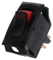 RA911-VB-B-1-V - SWITCH, ROCKER, SPST, 16A, 250V, BLACK - CARLING TECHNOLOGIES