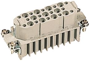09210253101 - RECTANGULAR HAN INSERT, FEM, 25 POSITION CRIMP - HARTING
