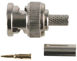 SPC15233 - RF/COAXIAL, BNC PLUG, STRAIGHT, CRIMP - MULTICOMP