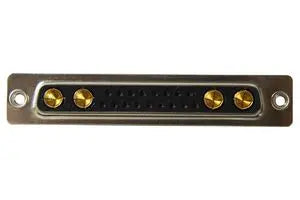 680M21WA4SL211 Combo D-Sub Conn, Rcpt, DC-21WA4, Panel Norcomp
