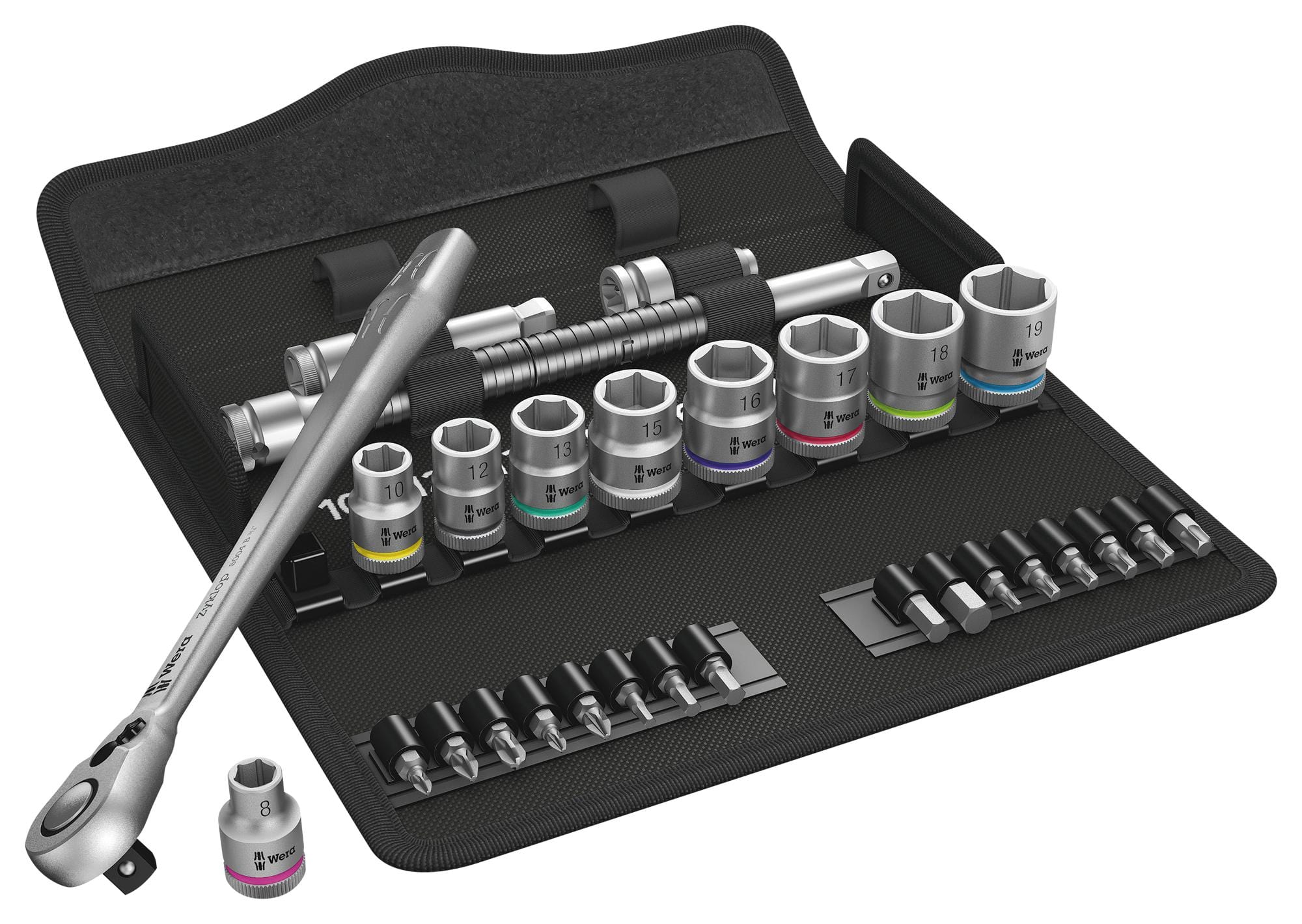 WERA Sets 05004048001 METAL-SWITCH RATCHET & SOCKET SET, 30PC WERA 2832431 05004048001