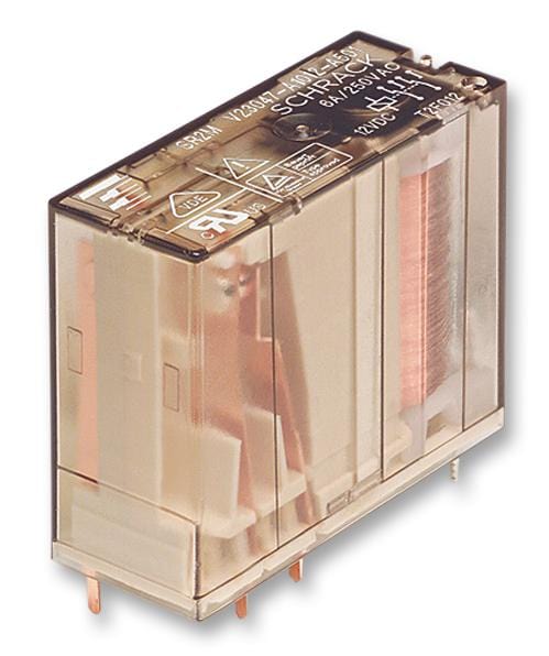 SCHRACK - TE CONNECTIVITY Power - General Purpose V23047-A1021-A501 FORCE GUIDED RELAY, DPDT, 6A, 250VAC, TH SCHRACK - TE CONNECTIVITY 2885651 1-1393258-1