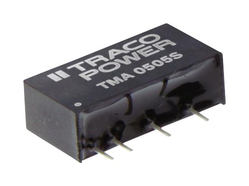 TMA 0512S CONVERTER, DC-DC, 12V, 1W TRACO POWER