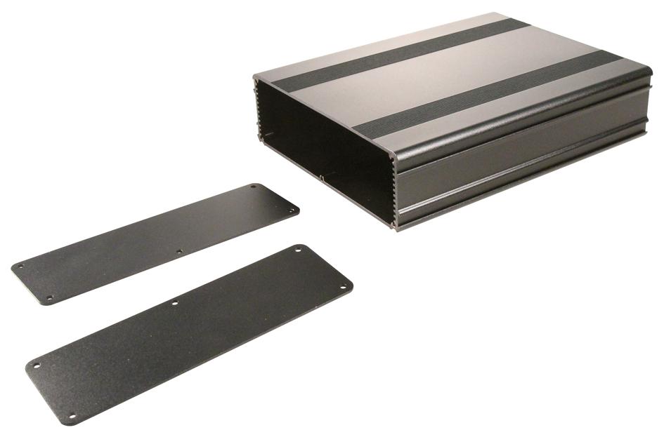 B4-220BK ENCLOSURE, INSTRUMENT, ALUMINIUM, BLACK BOX ENCLOSURES