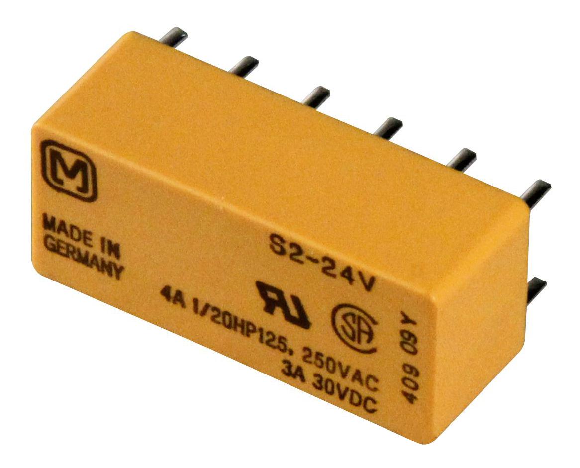 S4-DC12V RELAY, 4PST-NO, 250VAC, 30VDC, 4A PANASONIC
