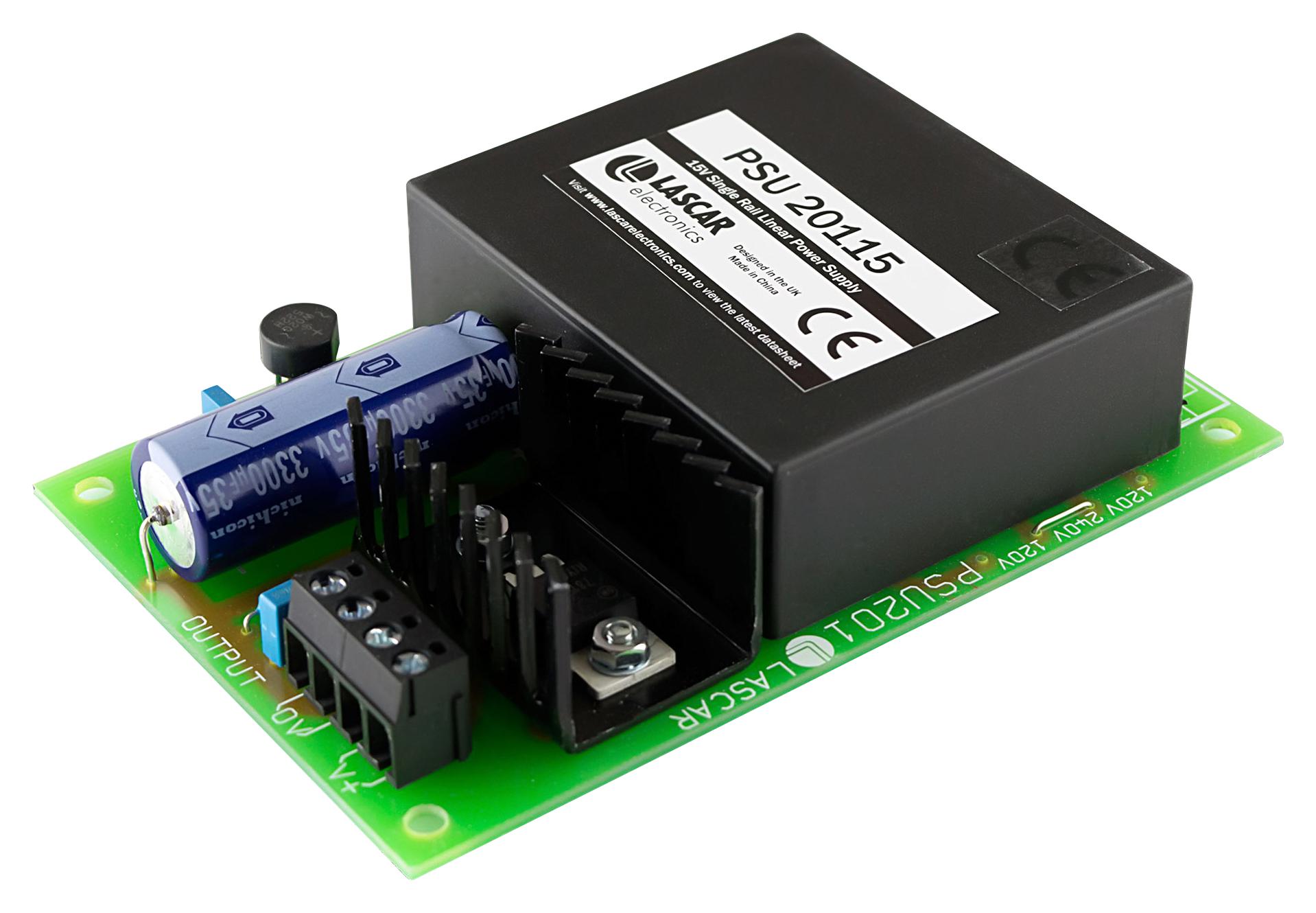 PSU20115 POWER SUPPLY, PCB, 15V, 0.3A LASCAR