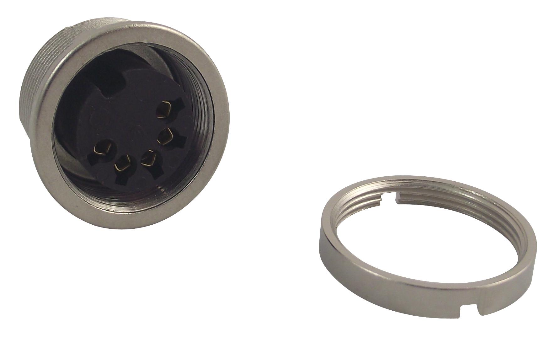 KFV 50 SOCKET, DIN, PANEL, 5WAY LUMBERG