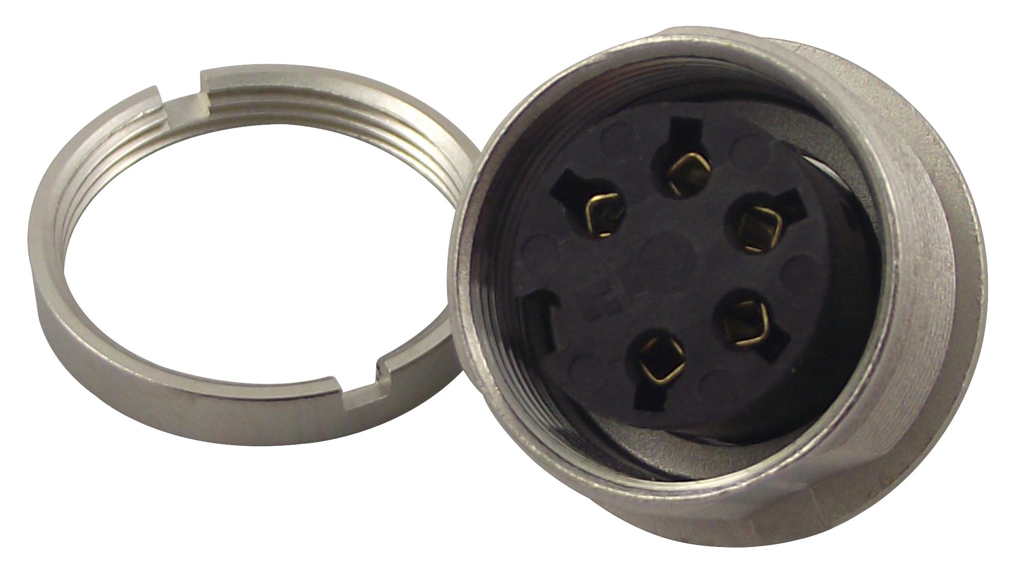 KGR 50/6 SOCKET, DIN, PANEL, 5WAY LUMBERG