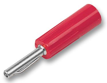 579-0500 PLUG, 4MM, SPEAKER, RED DELTRON COMPONENTS