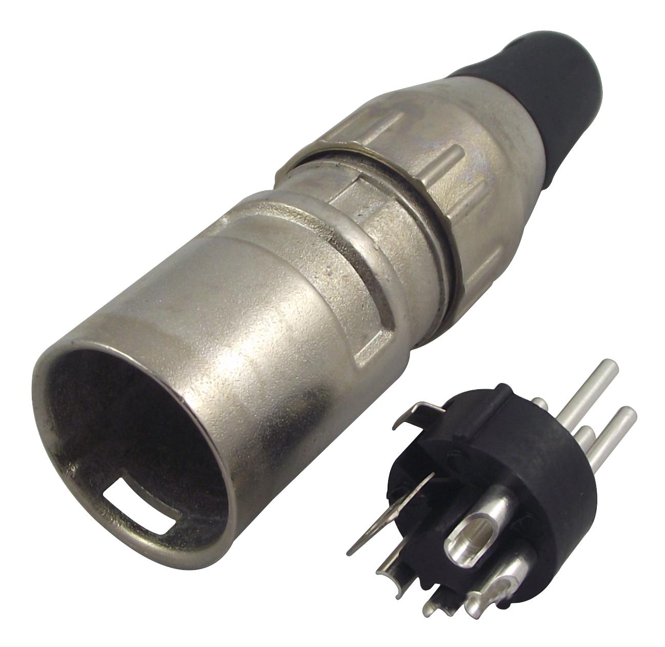 701-0400 PLUG, XLR, FREE, 4POLE DELTRON COMPONENTS