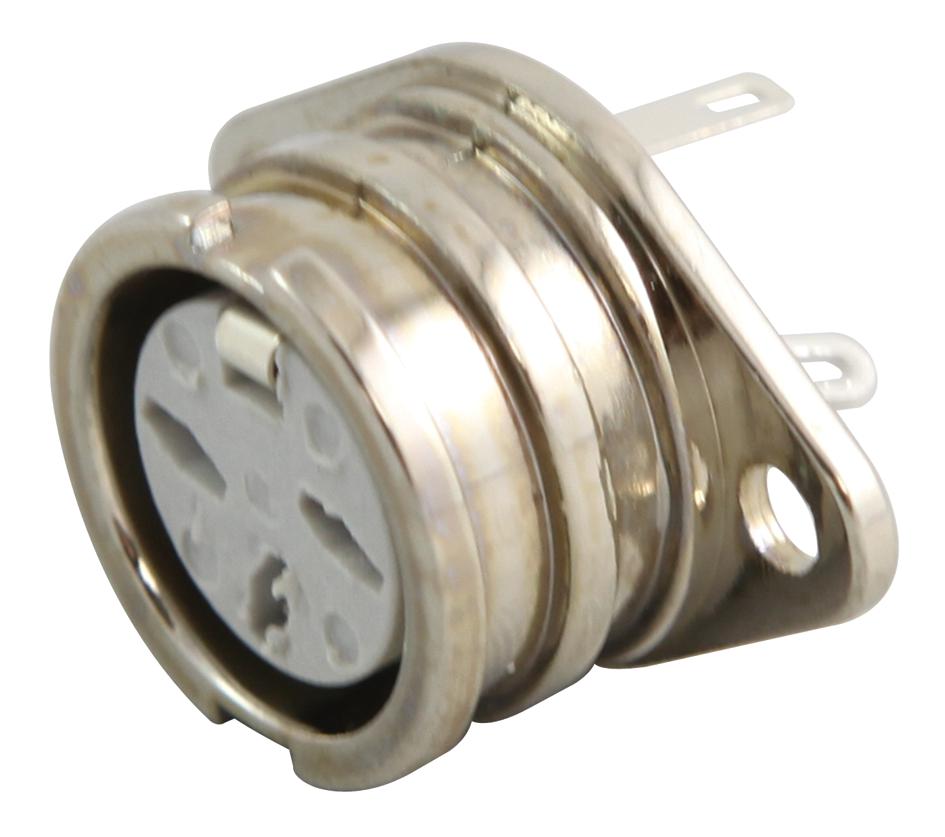 593-0300 SOCKET, DIN, LOCKING, 3PIN DELTRON COMPONENTS