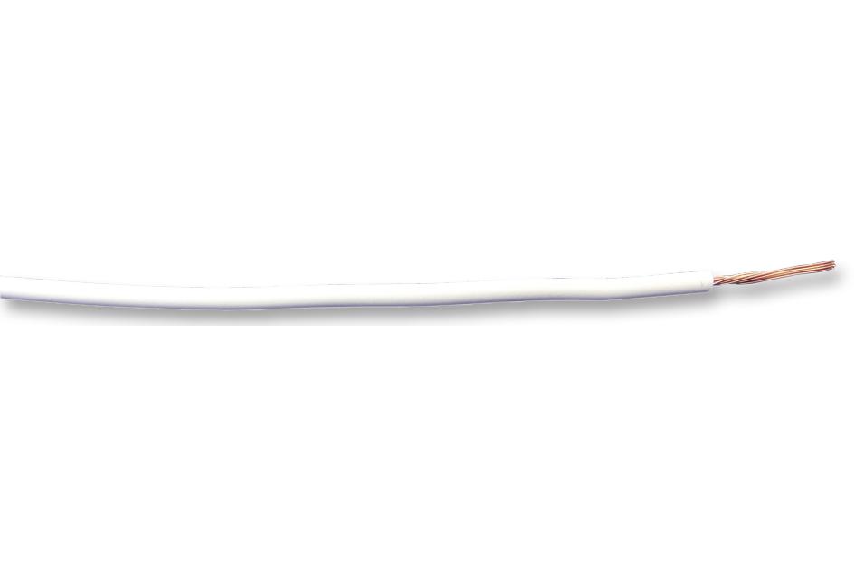 4510051 WIRE, H05V-K, WHITE, 0.5MM, 100M LAPP KABEL