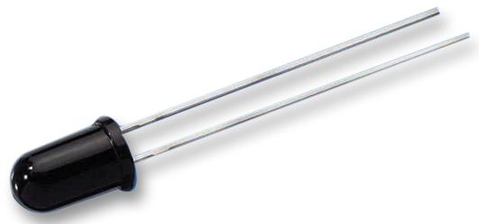 QSD123 PHOTO TRANSISTOR, NPN, 880NM, 5MM ONSEMI