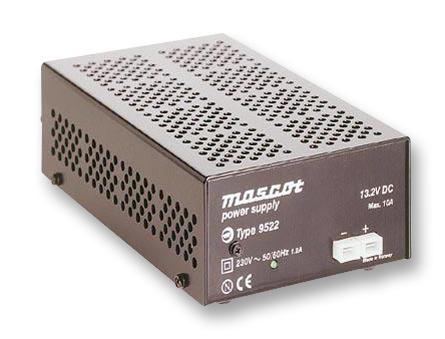 9522 24V EURO POWER SUPPLY, AC-DC, MEDICAL, 24V, 5A MASCOT
