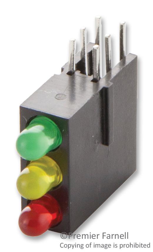 1882.2781 LED,3MM PCB, RED/YEL/GRN MENTOR