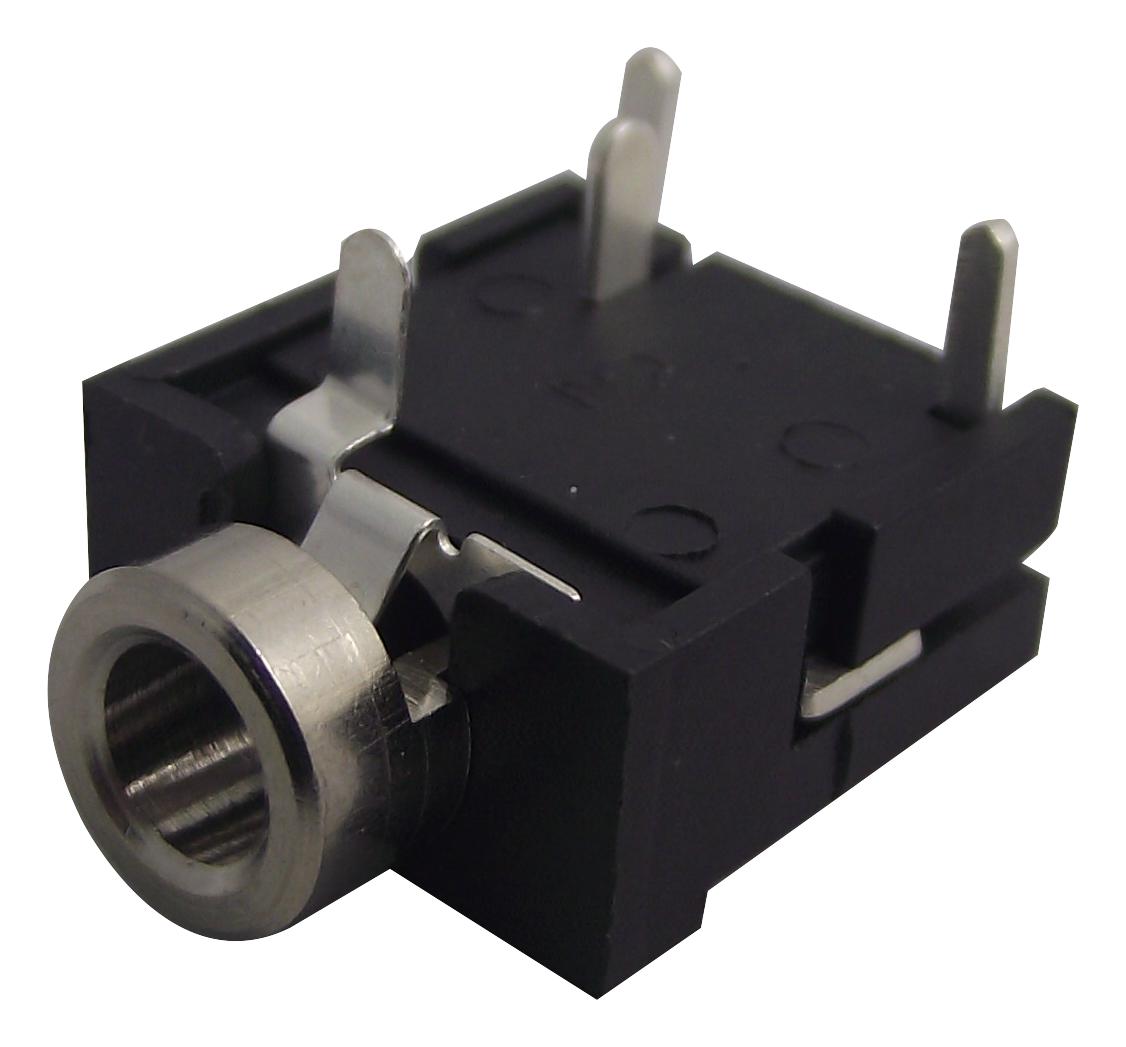 KLBR 4 RECEPTACLE, 3.5MM PHONO, THT, R/A, 3WAY LUMBERG