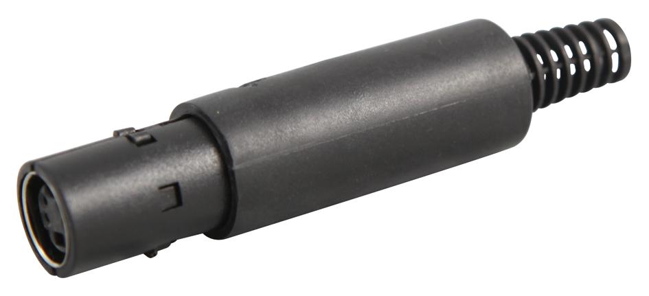 PSG01458 SOCKET, MINI-DIN, IN-LINE, 4PIN PRO SIGNAL