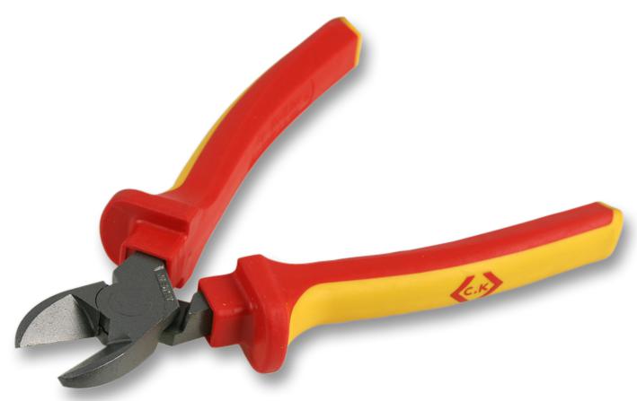 431005 PLIER, COMBICUTTER 1, VDE, 180MM CK TOOLS