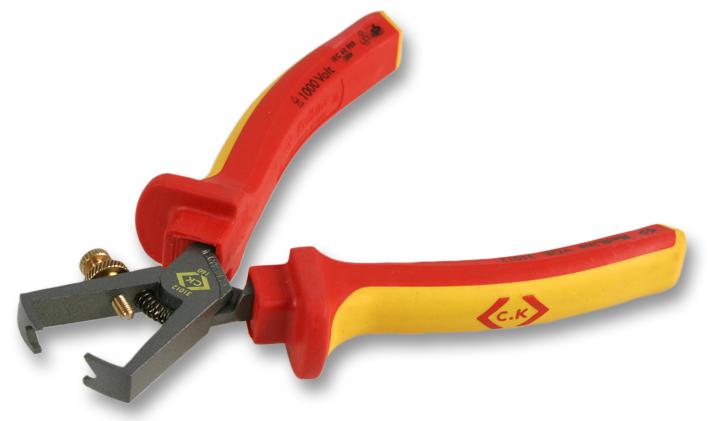 431012 STRIPPING PLIER, VDE, 160MM CK TOOLS