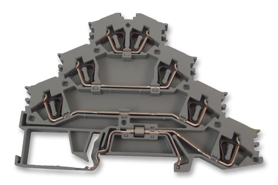 281-530 TERMINAL BLOCK, DIN RAIL, 7POS, 12AWG WAGO