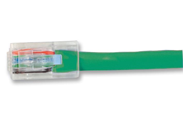 1996-1G LEAD, CAT6 UNBOOTED UTP, GREEN, 1M VIDEK