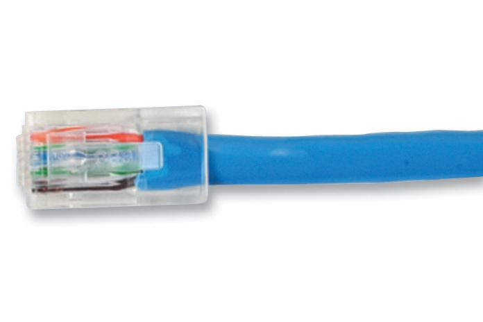 1996-1B LEAD, CAT6 UNBOOTED UTP, BLUE, 1M VIDEK