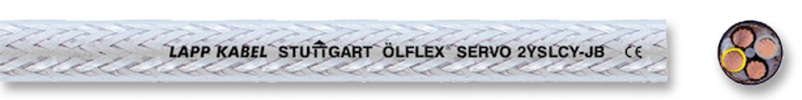 0036425 CABLE, OLFLEX SERVO, 4C, 1.5MM, PER M LAPP KABEL