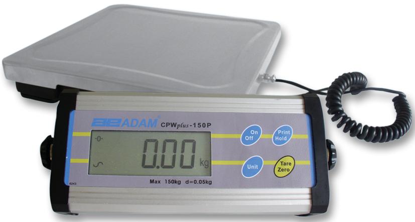 CPWPLUS 75 WEIGHING SCALE, PARCEL ADAM EQUIPMENT
