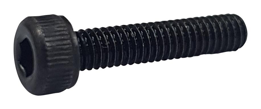 M3 10 SO12CS S100 SCREW SOCKET, CAP, M3X10, BLACK, PK100 TR FASTENINGS