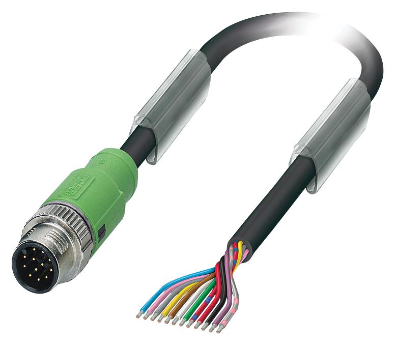 1430543 SENSOR CORD, 12P, M12 PLUG-FREE END, 3M PHOENIX CONTACT