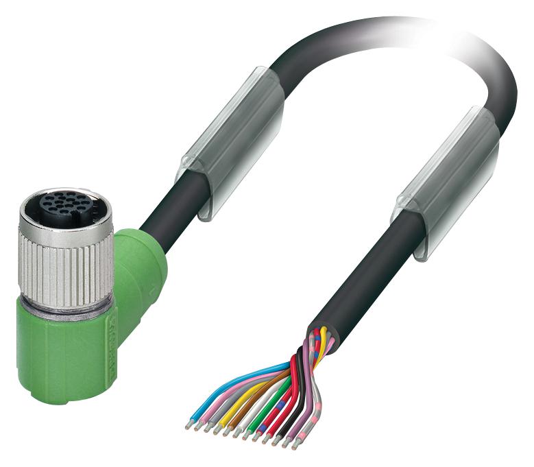 1430666 SENSOR CORD, 12P, M12 RCPT-FREE END, 3M PHOENIX CONTACT