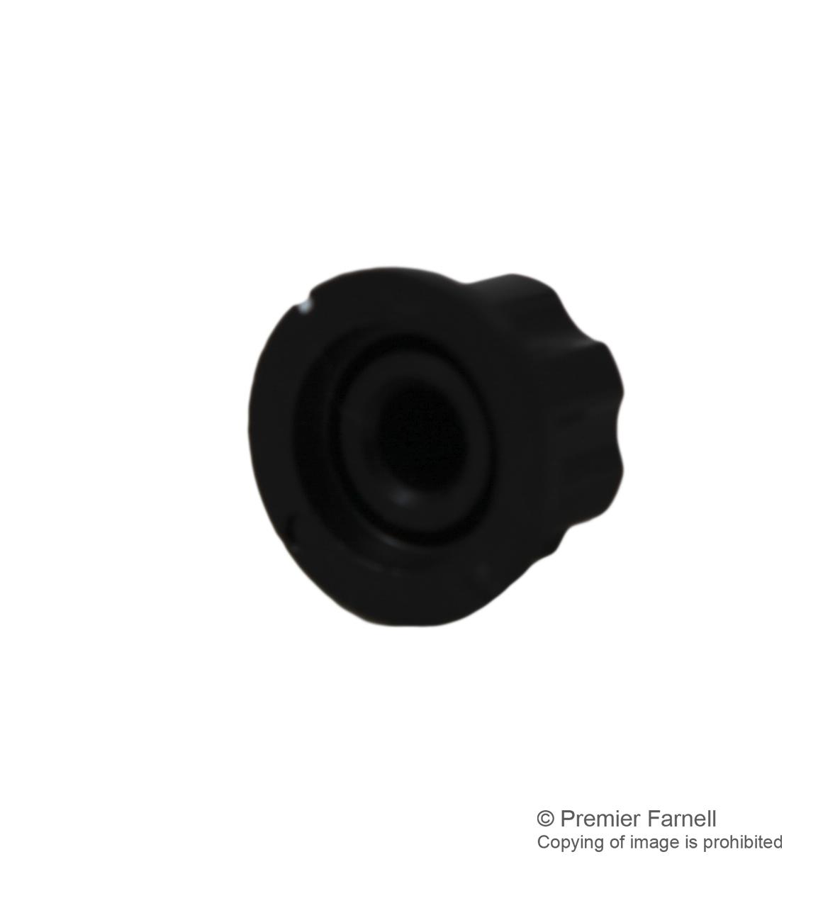 CF-X4-M-T18 KNOB, PLASTIC, 20MM, AL CAP MULTICOMP
