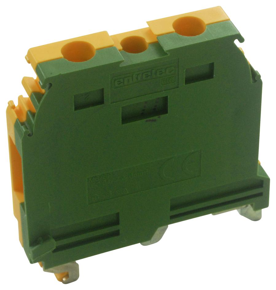 016511417 TERMINAL BLOCK, DIN RAIL, 2POS, 8AWG ENTRELEC - TE CONNECTIVITY