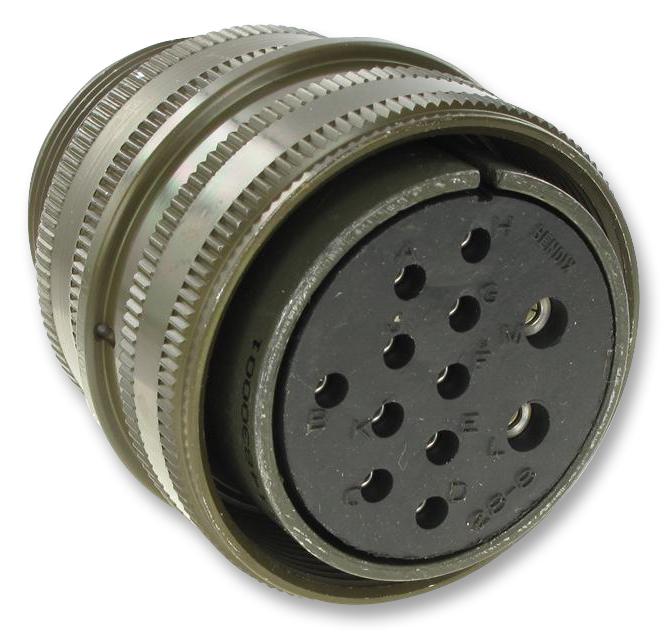 MS3106A20-27SY CONNECTOR, CIRCULAR, SIZE 20, 14WAY AMPHENOL