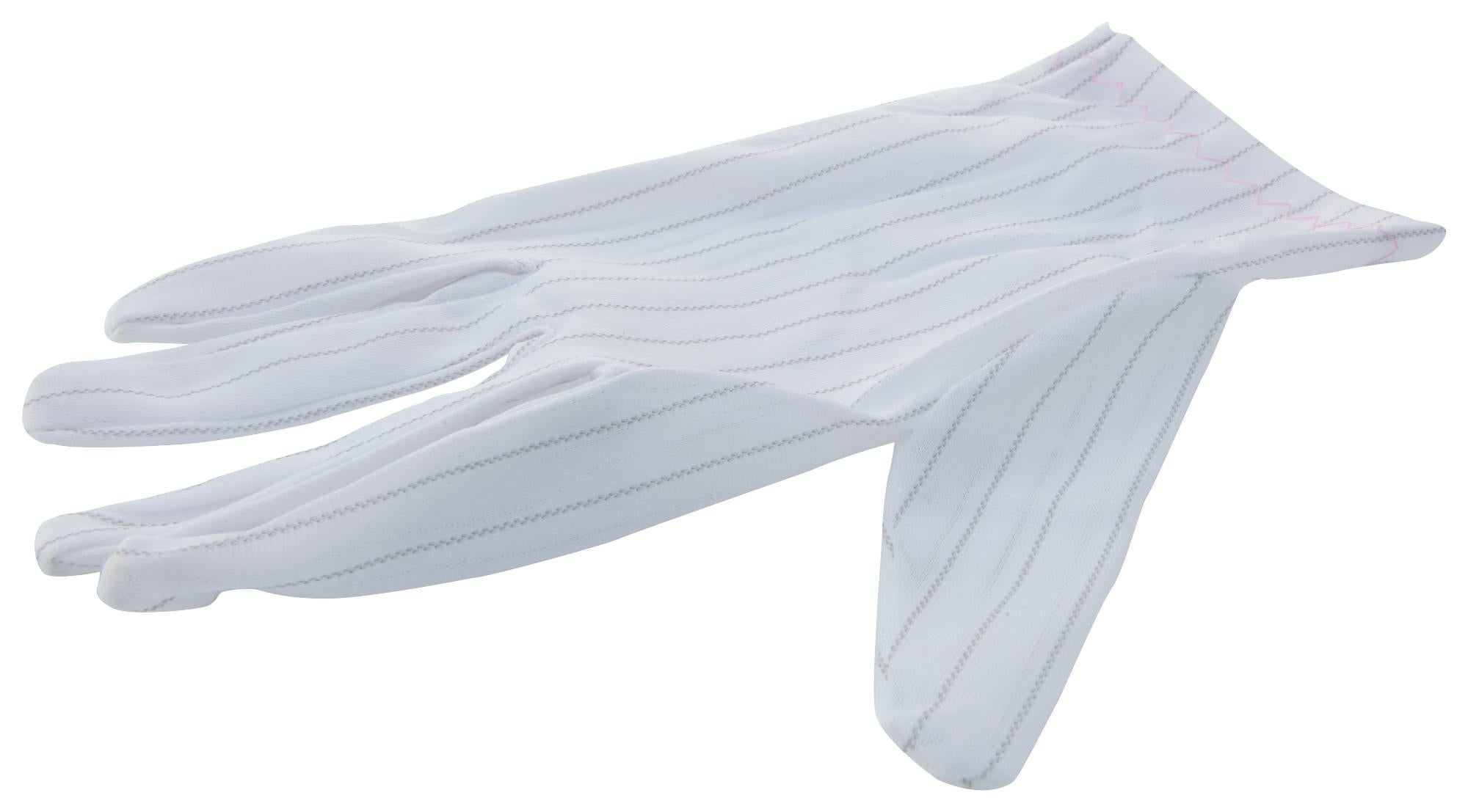 509-0003 GLOVES, ESD, LARGE, WHITE, PK10 MULTICOMP