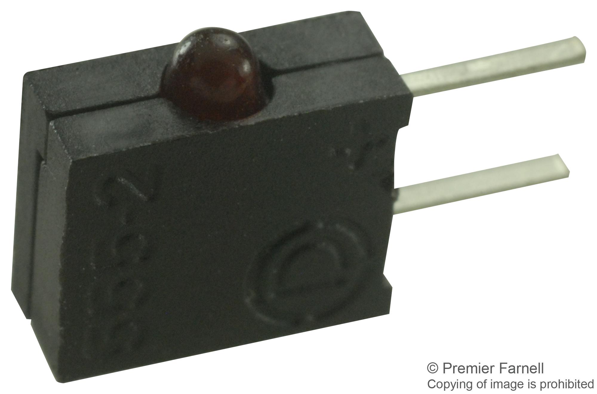 555-2001F LED, PCB, 2MM, RED DIALIGHT