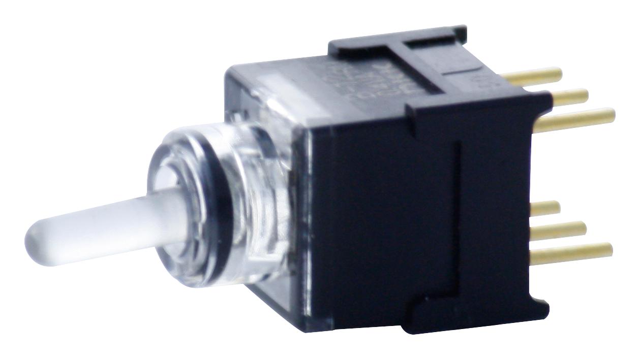 B12JJPCF SWITCH, SPDT, ON-ON, RED/GREEN NKK SWITCHES