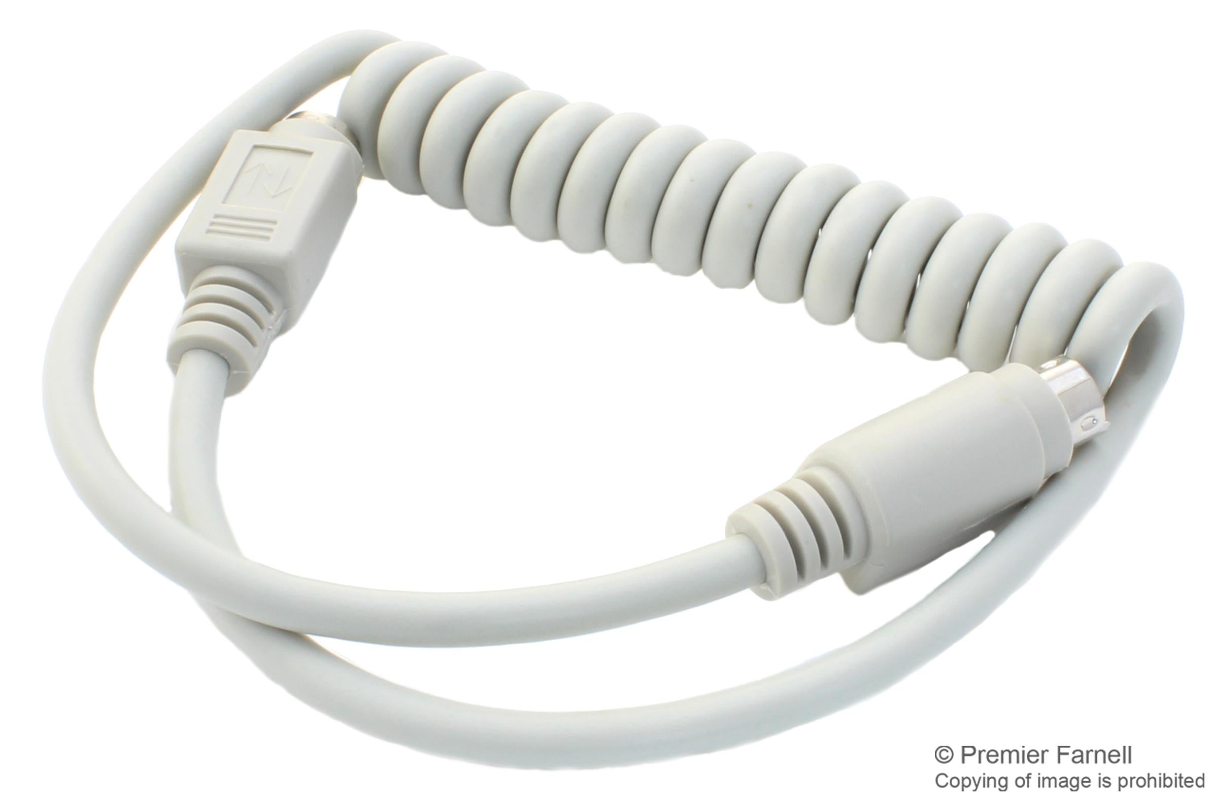 3073 LEAD, 6 MINI DIN PLG-SKT VIDEK