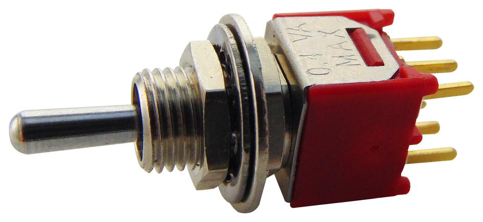 2MD6T1B5M2RE SWITCH, DPDT, 0.1A, 20V, SOLDER MULTICOMP PRO