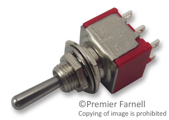 1MD5T1B5M1QE SWITCH, SOLDER TAG, DPDT, ON-OFF-MOM MULTICOMP PRO