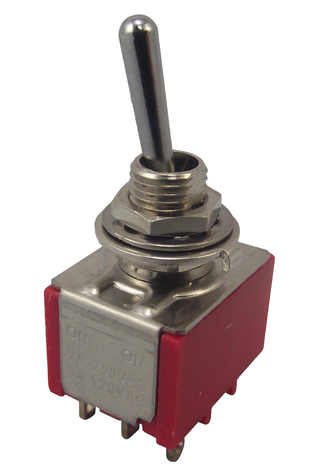 1M31T1B5M1QE SWITCH, 3PDT, 5A, 120VAC MULTICOMP PRO