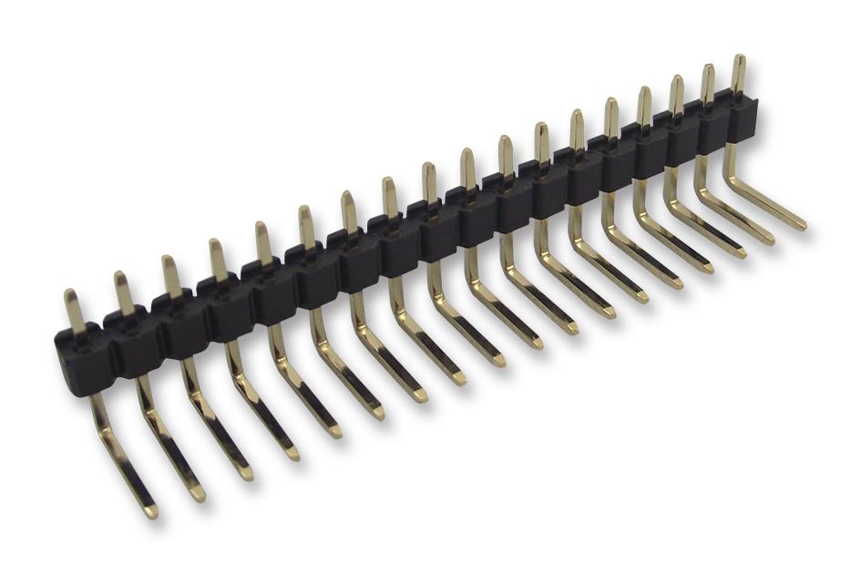 MC34761 HEADER, 1 ROW, R/ANGLE, 18WAY MULTICOMP PRO