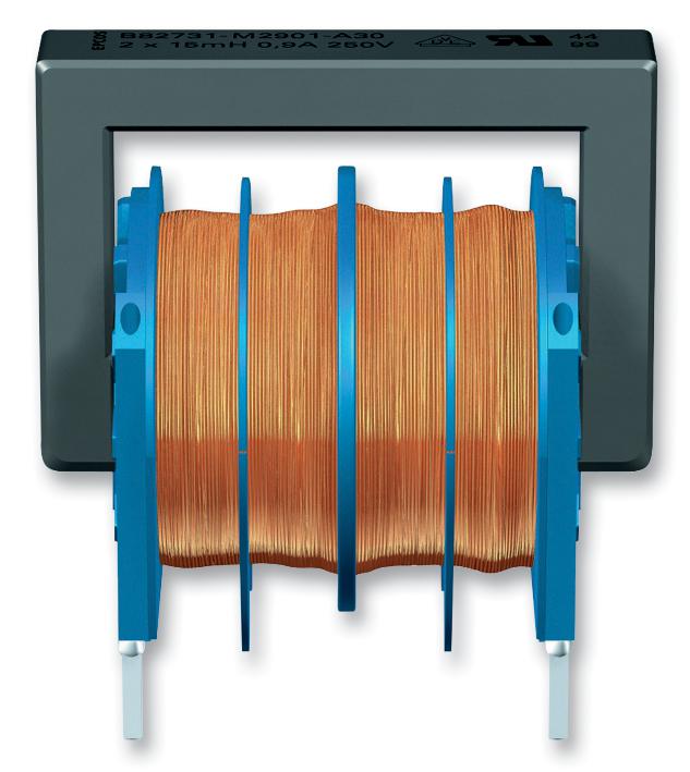 B82731M2351A030 CHOKE, D CORE, 100MH, 0.35A EPCOS