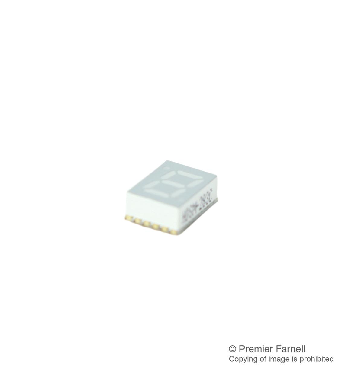 HDSM-283C LED DISPLAY, SMD, 7MM, RED, CC BROADCOM