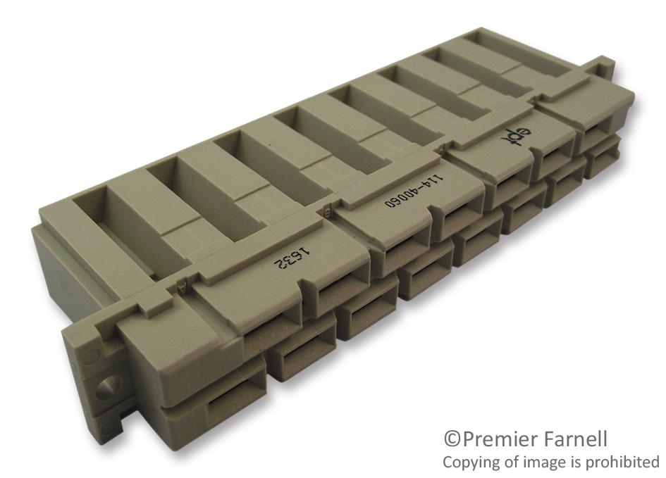 114-40060 FEMALE, FASTON, TYPE H, CL2, 15WAY EPT